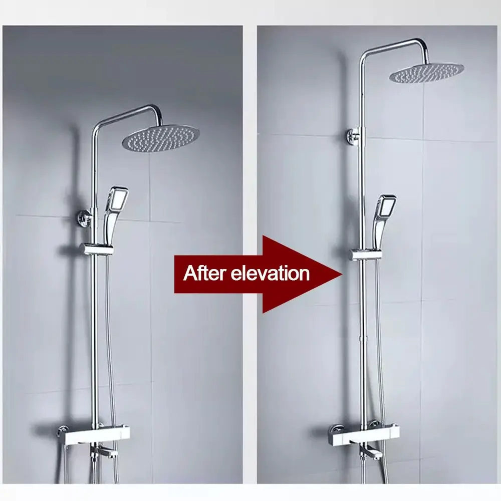 

Новый удлинитель для душа из нержавеющей стали, круглая удлинительная трубка для кронштейна для душа 30 см