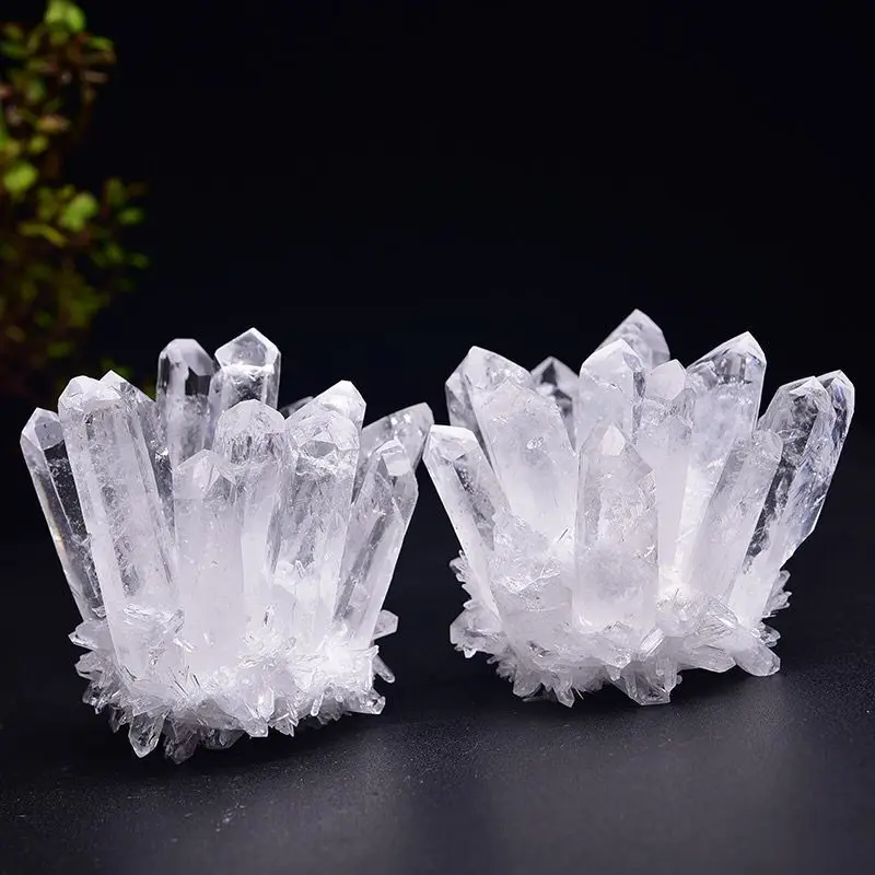 

400g-700g Natural Rare White Quartz Crystal Cluster Mineral Specimen Healing