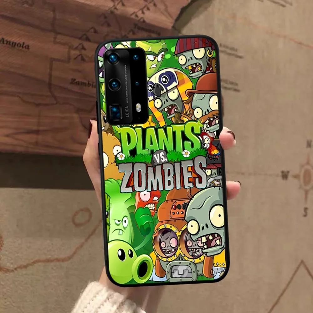 Game Plants Vs Z-Zombies Phone Case For Huawei P 8 9 10 20 30 40 50 Pro Lite Psmart Honor 10 lite 70 Mate 20lite