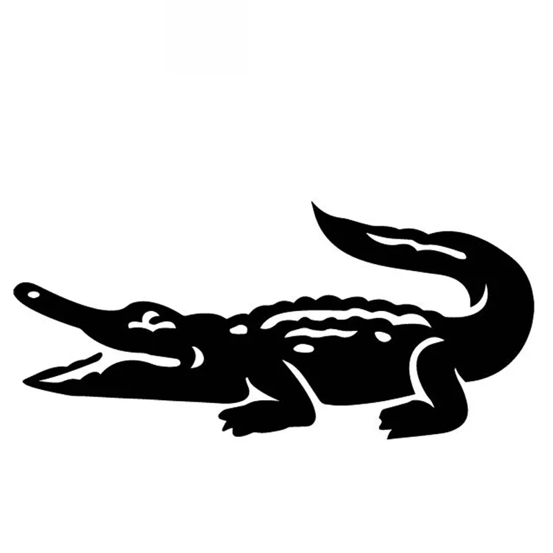 

Crocodile Creative Applique High Quality Car Decoration Applique Personality Pvc Waterproof Applique Black/white, 17cm*8cm