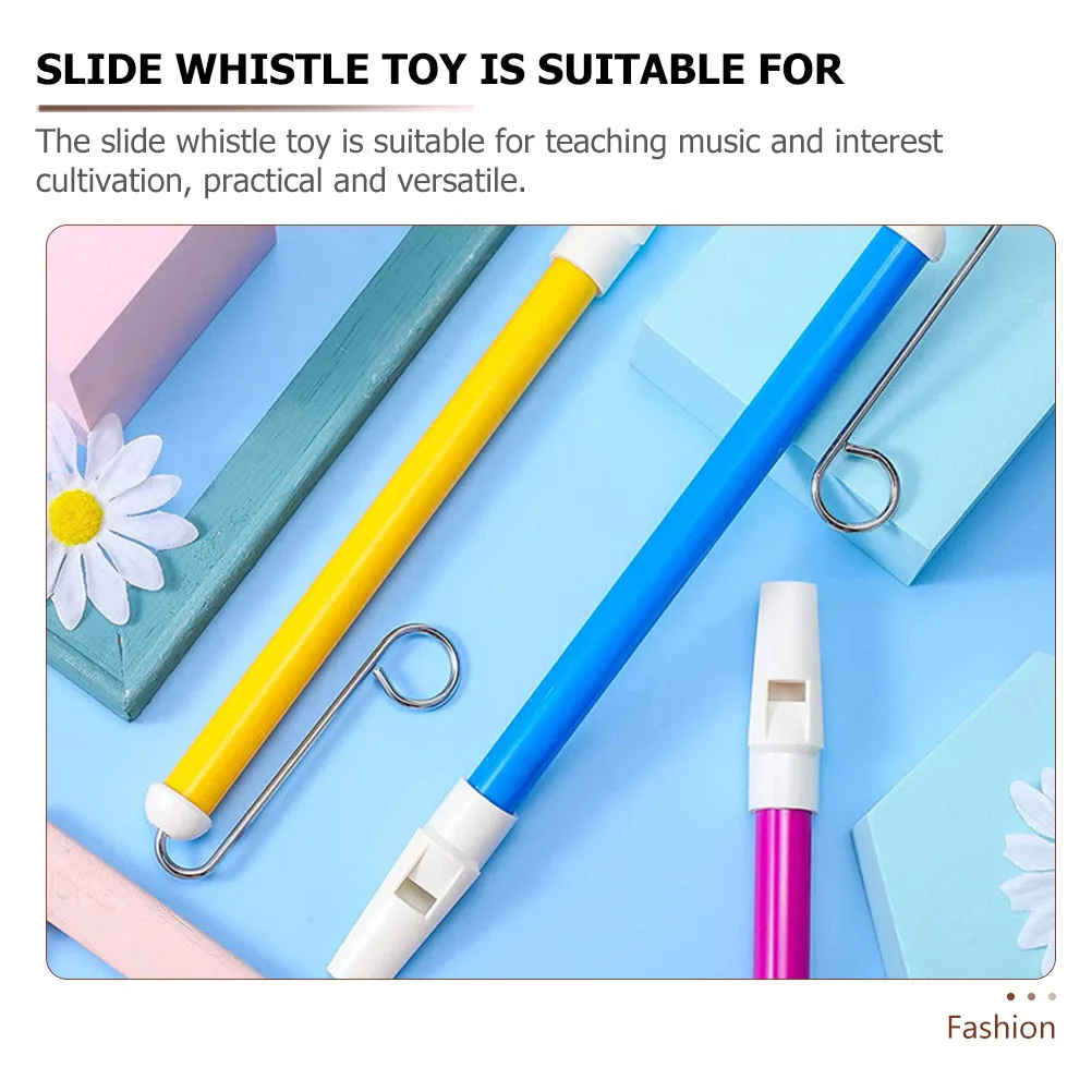 

3 Pcs Sliding Fern Slide Whistle 's Musical Instrument Plaything Flute