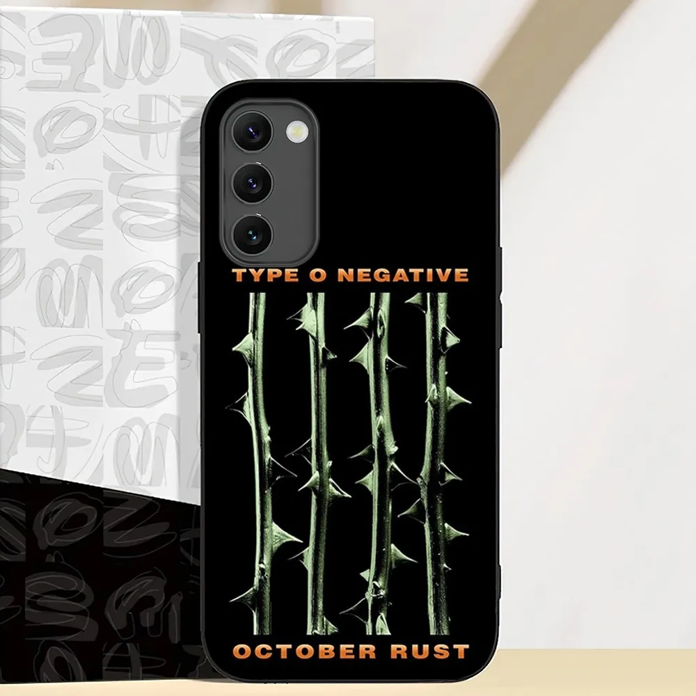 Rock Band T-Type O Negative Music Phone Case For Samsung Galaxy S21 S22 S23 S24 Fe Lite Plus Ultra Note Shell