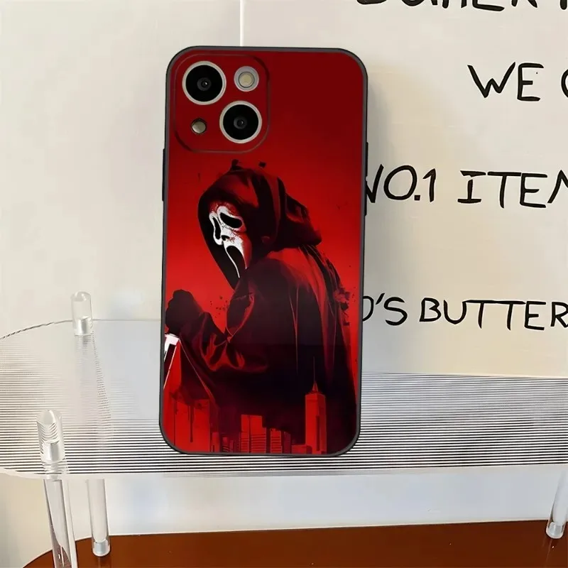 Ghostface Horror Scream Art Phone Case For Samsung Galaxy S10 S20 S21 S22 S23 S24 FE Plus Ultra Note 20 Back Cover