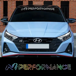 N Performance Car Windshield Sticker For Hyundai i20 i30 IONIQ 5 N N-Line Racing Style Vinyl Decor Decal Auto Tuning Accessories