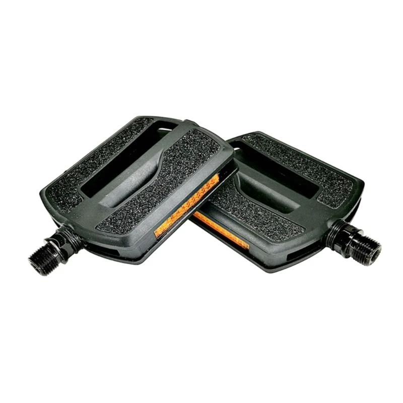Q39E Reflective Sheet Safety Bicycles Pedals Wide Flat Cycling Pedals Easily Install