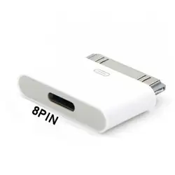 8pin Female To 30pin Male Adapter Converter 8 Pin For Iphone 4 4s Ipad 2 3 Ipad Touch 3 4 For Chargers Or Docking Stations Parts