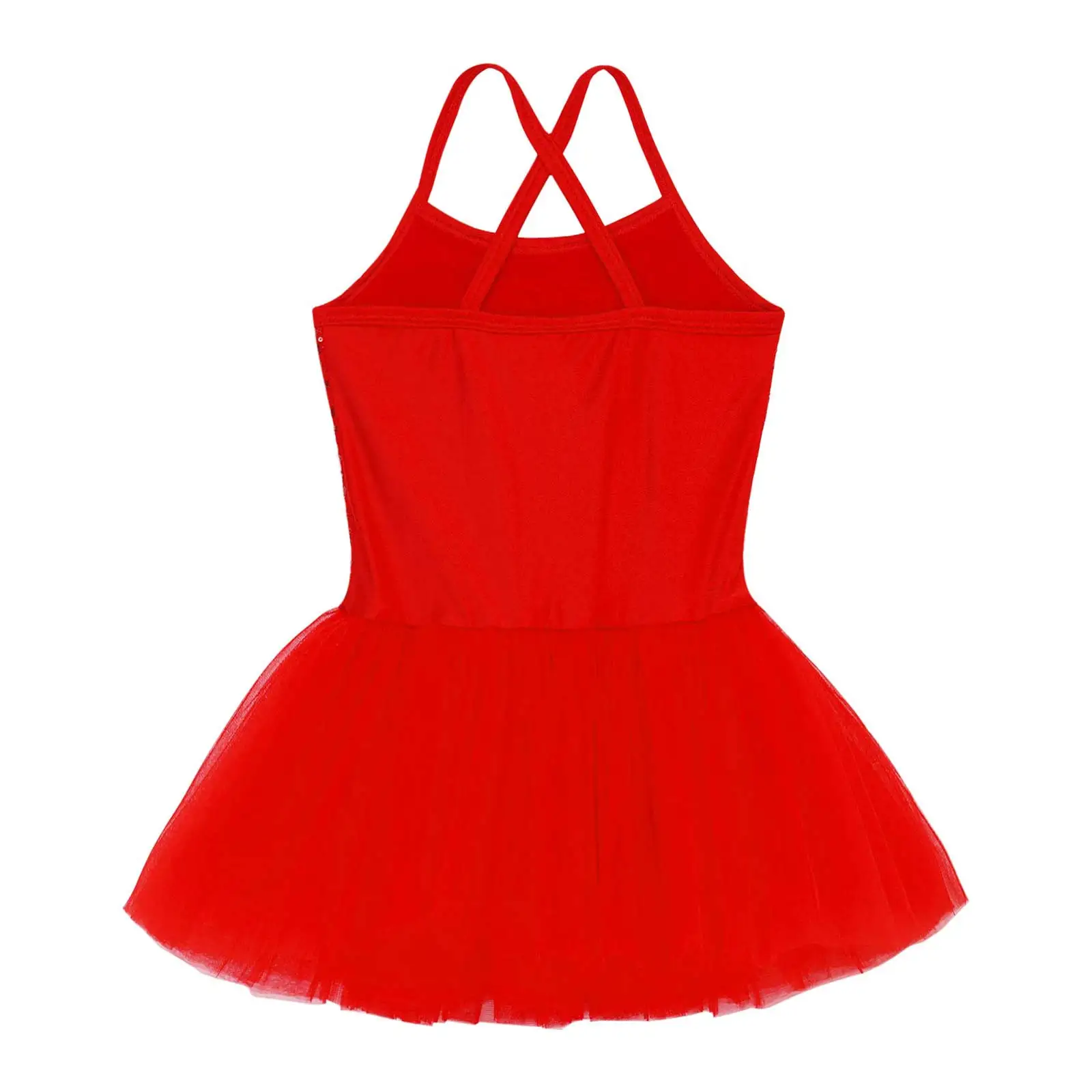 Vestido de lantejoulas brilhante collant para crianças, Tutu para balé, Vestido de ginástica, Bailarina profissional, Baile de baile, Traje dançante para meninas