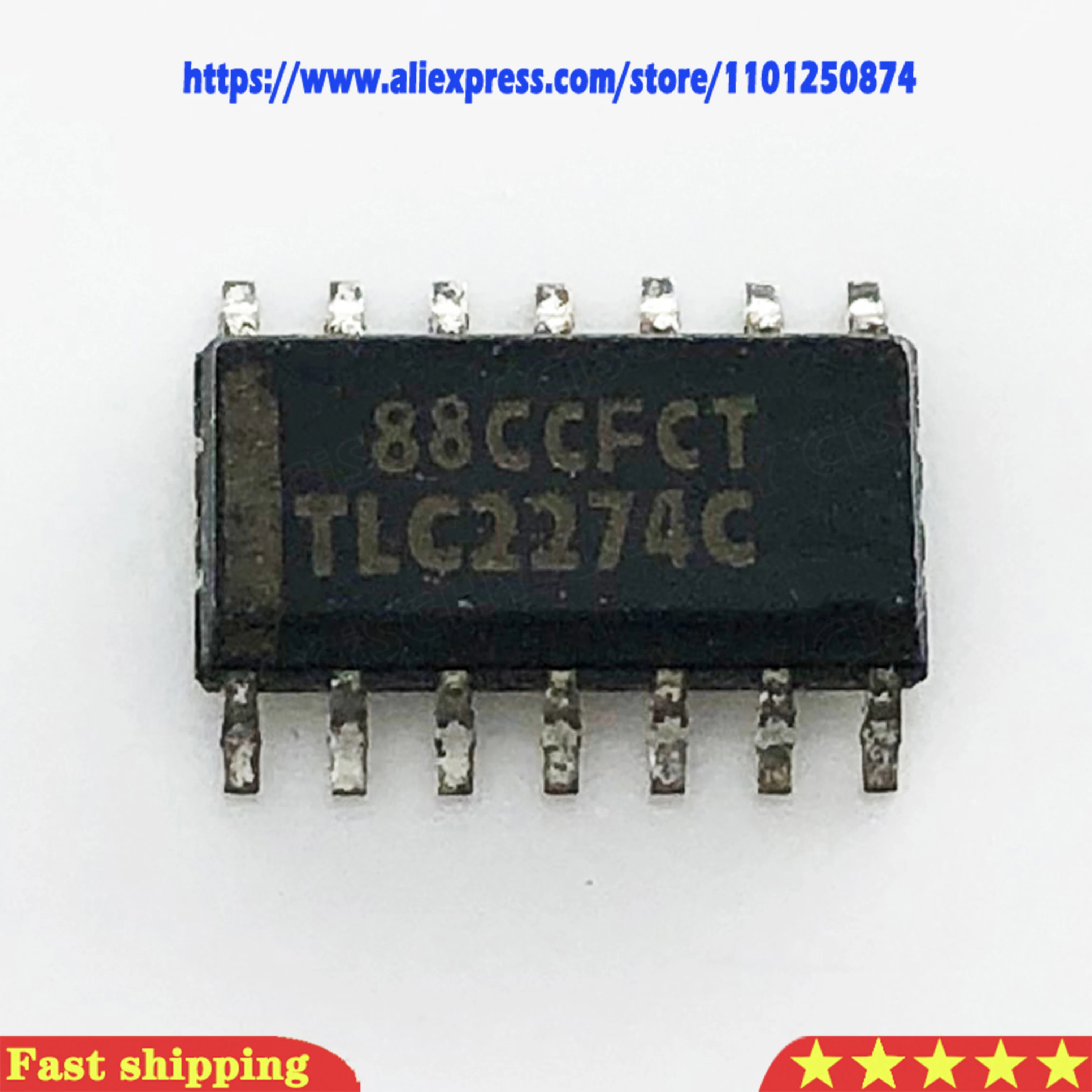 10pcs/lot TLC2274CDR TLC2274ADRG4 TLC2274C TLC2274AC TLC2274AI TLC2274 SOP-14 In Stock