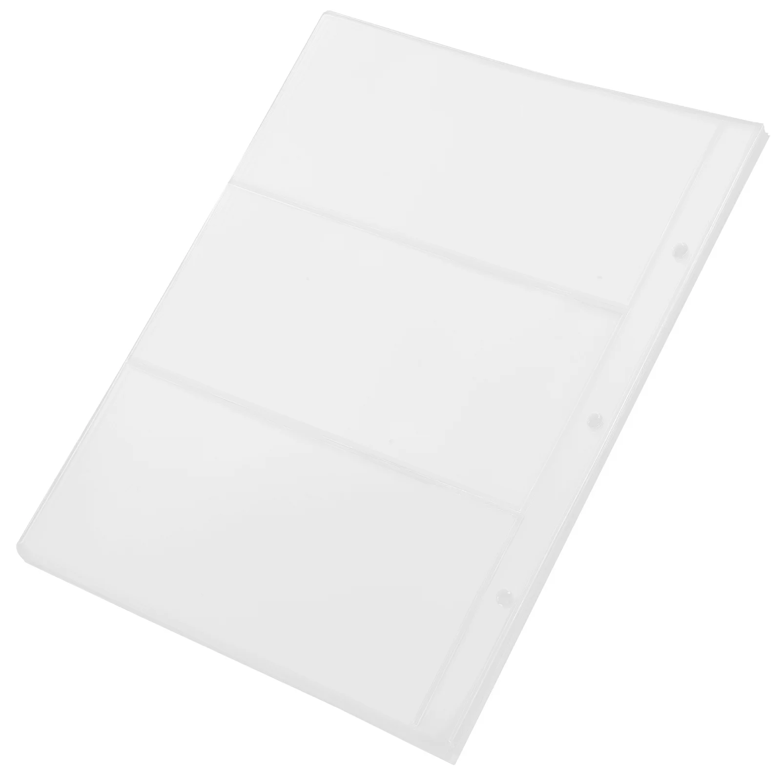 Currency Collecting Album Pages Small Lightweight Money Holder Pages for Bill Collection with Protective Pockets and