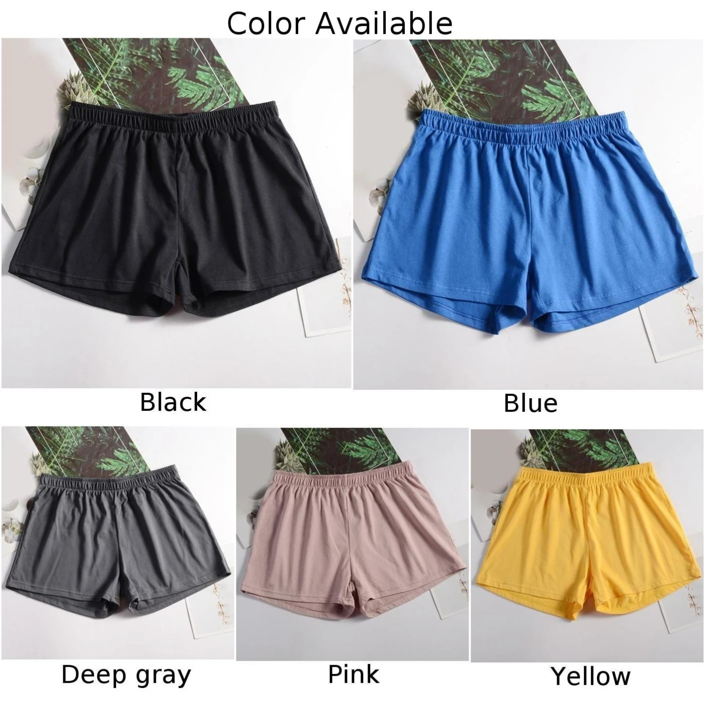 Men Cotton Underwear Middle Waist Briefs Bulge Pouch Underpants Sexy Shorts Trunks Sleep Bottoms Home Casual Flats