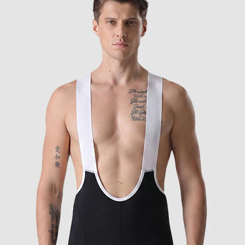 MKEW 2026 Herren-Latzhose Race Fit Schnelltrocknend und Atmungsaktives Gewebe mit Hochdichter Polsterung für Lange Fahrten – Detail 25