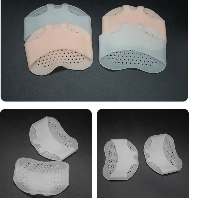 1/2/5Pairs Silicone Forefoot Pads Gel Shoe Pad for Women Heels Insoles Foot Pain Relief Inserts Foot Blister Care Cushions