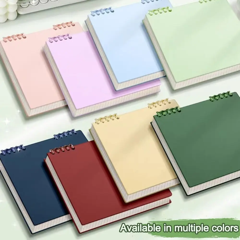 Thickened 120 Pages Loose-leaf Notebook Color Detachable Notepad Flip Up Grid Inner Pages Hand Account Book Gift