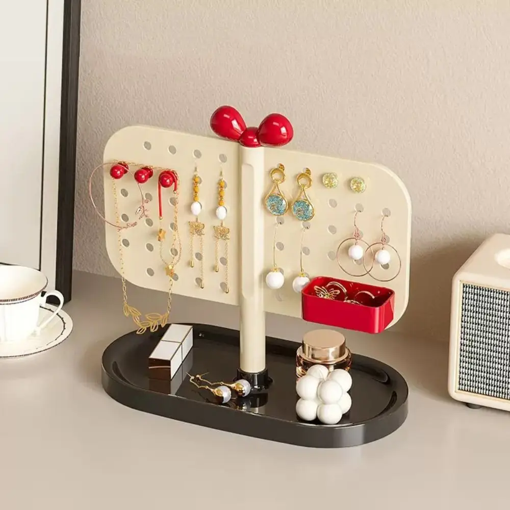 

Multifunctional Perforated Board Storage Rack Adjustable DIY Pegboard Organizer Countertop Decoration Simple Design