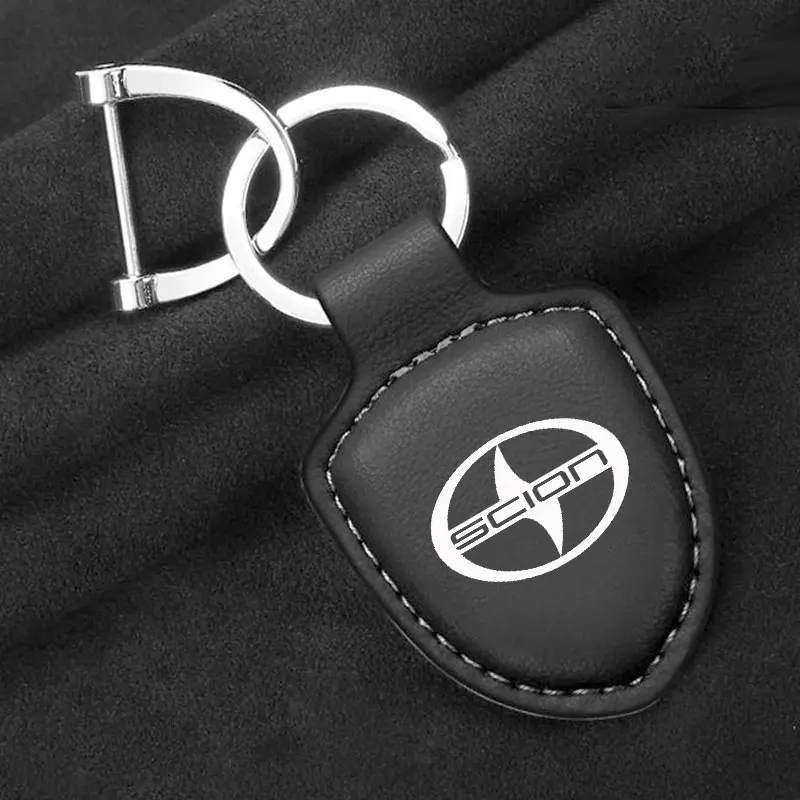 Car Keychain Shield Men Women Simple Key Chains Metal Key Rings