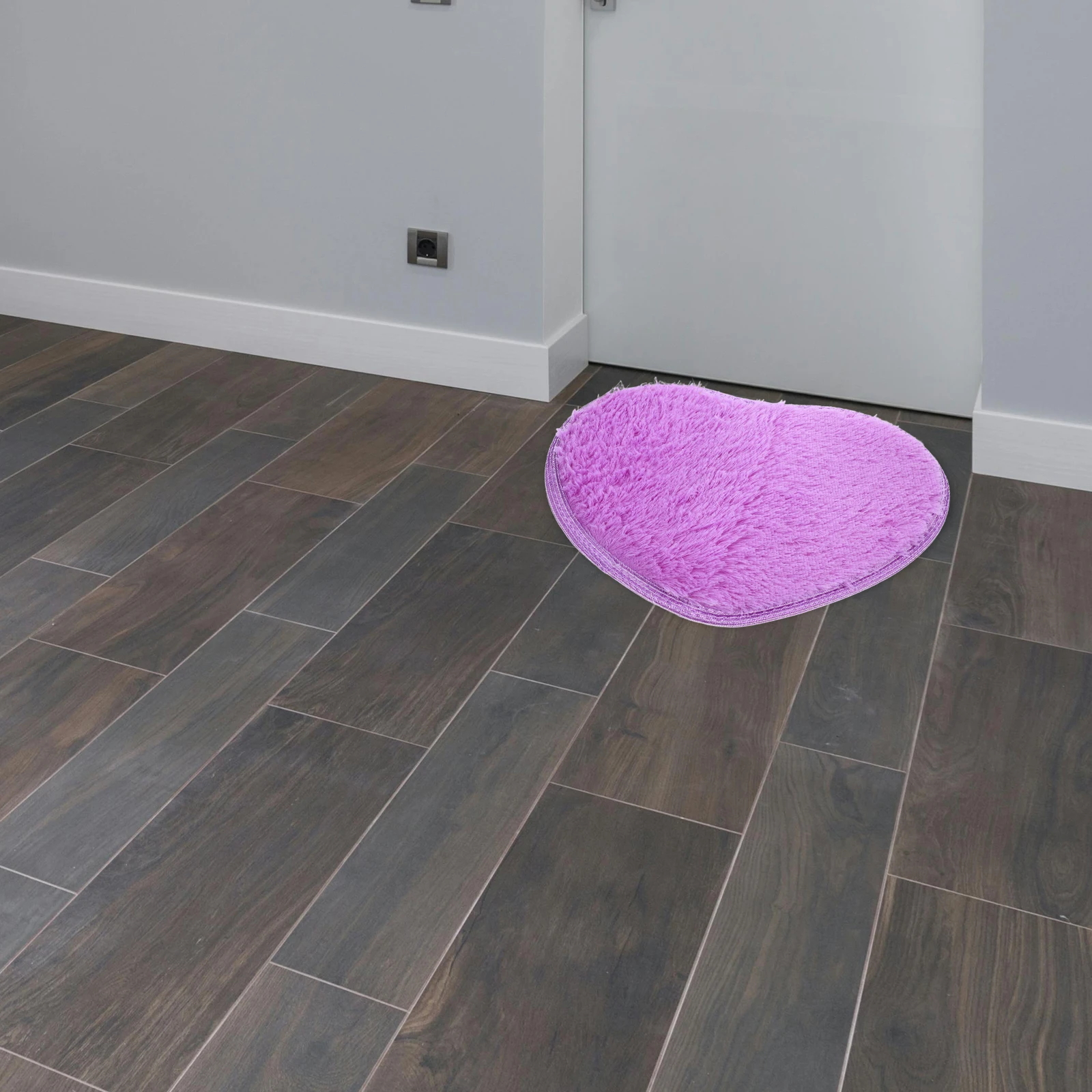 

Heart Shaped Floor Mat 30x40cm Polyester Soft Touch Cute Design Home Decoration Bedroom Living Room Rug Cozy Feel Carpet