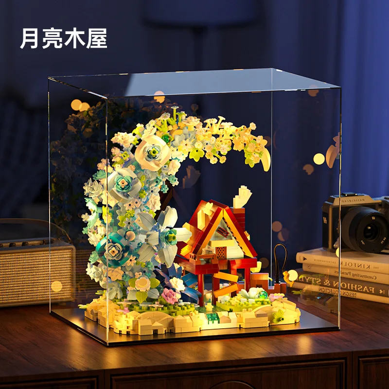 

Compatible Lg Moon Flower Tree House Building Blocks Jihui M3345 Educational Toy for Children