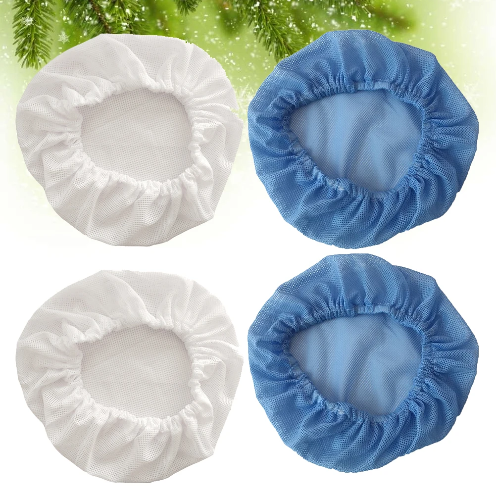 4Pcs AntiStatic Hat Breathable Mesh Chef Cap Kitchen Food Service Elastic Hair Breathable Mesh Cap Cover Beanie Durable