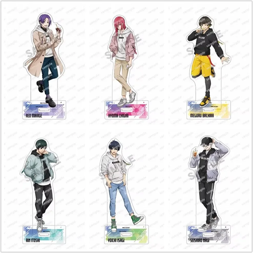 Anime Acrylic Stand Doll Chigiri Hyoma Bachira Meguru Itoshi Rin Nagi Seishiro Figure Model Plate Cosplay Toy for Gift