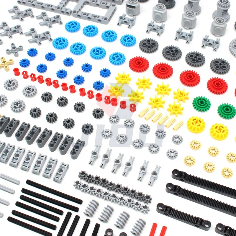 252 pezzi ad alta tecnologia parti ingranaggio differenziale asse connettore ammortizzatore braccio di sollevamento blocchi di mattoni da costruzione set MOC accessorio giocattolo