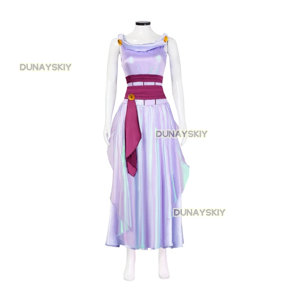 purple meg dress Hercules MEGARA Meg Costume Cosplay Purple Dress Disney Sparkly Adult Large for sale online
