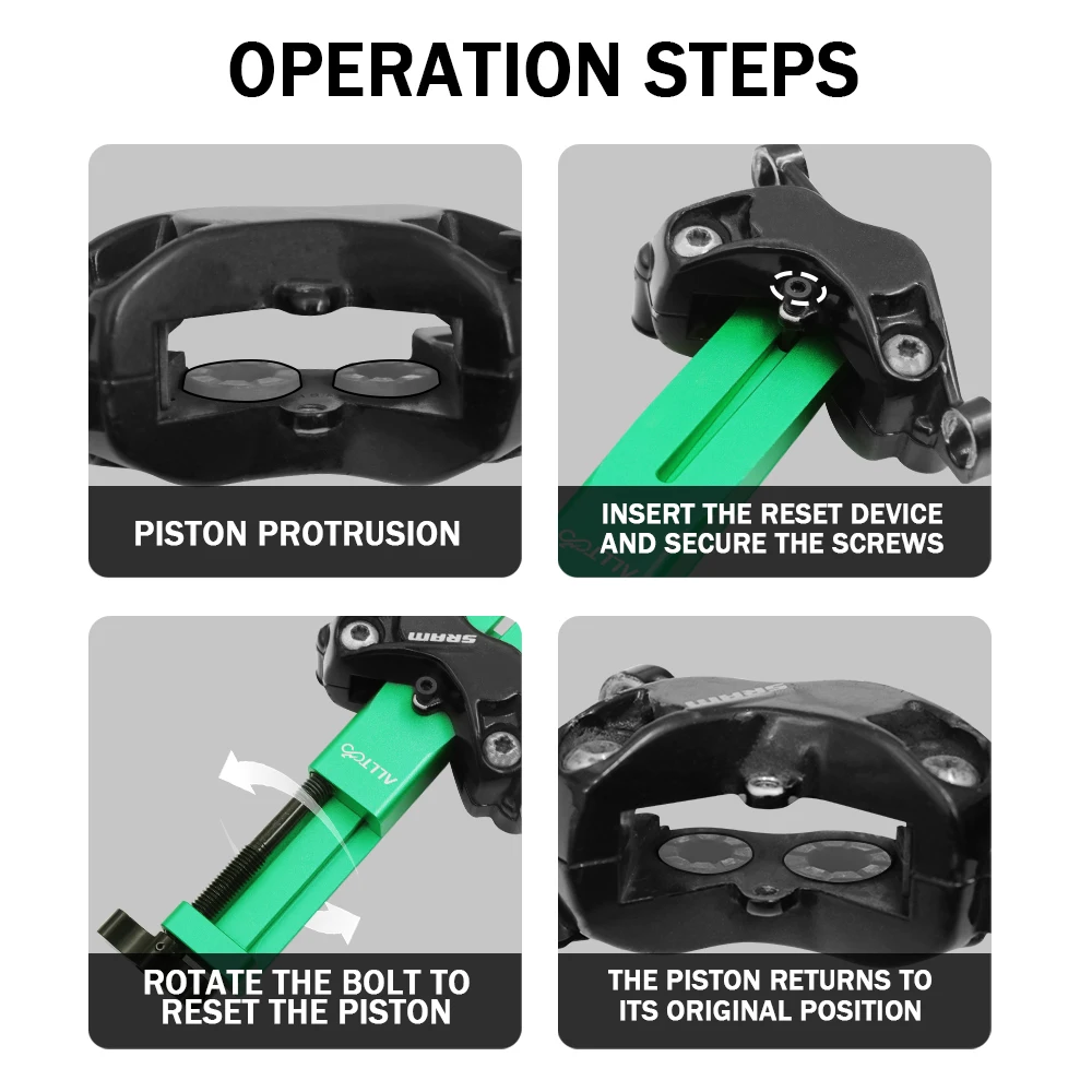 Bicycle Brake Piston Press Tool for Sram SHIMANO HOPE Aluminium Hydraulic Disc Brake Caliper Tools Bike Maintenance Tools