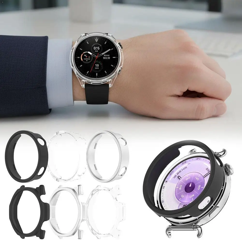 Защитный-чехол-для-смарт-часов-huawei-watch-gt6-41-мм-46-мм-Полый-тонкий-бампер-полузакрытый-противоударный-корпус-рамка
