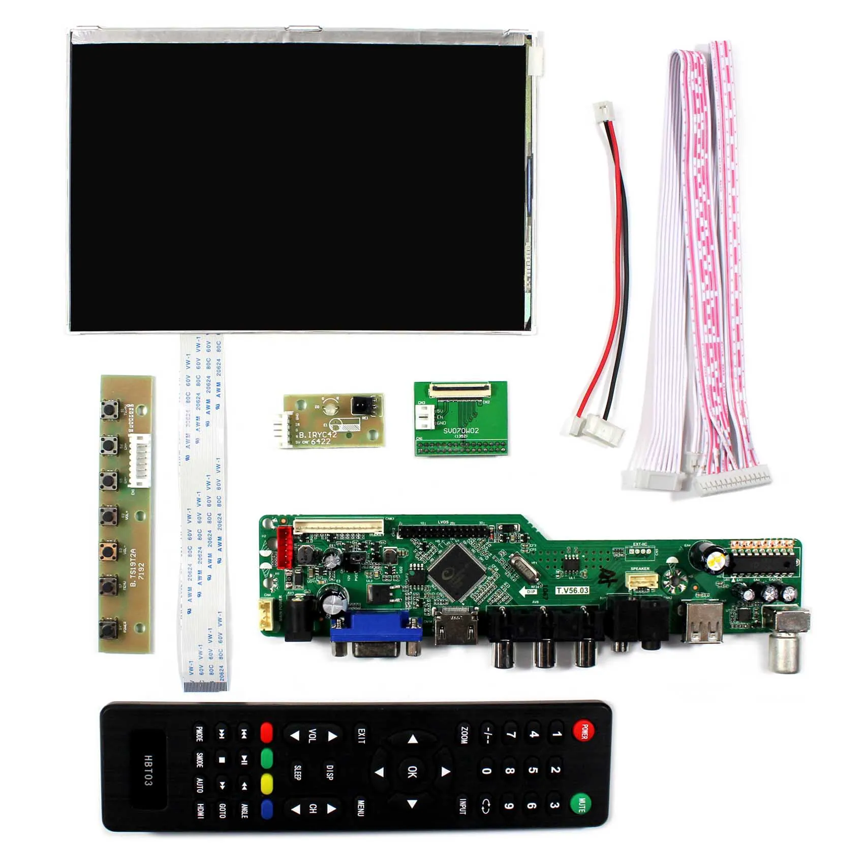 TV PC HD MI CVBS RF USB AUDIO LCD Driver Board 7