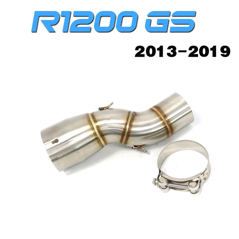 For BMW R1200GS Adventure R1200GSA 2013 2014 2015 2016 2017 2018 2019 Exhaust Middle Link Pipe Tube Slip-on R1200 R 1200 GS ADV