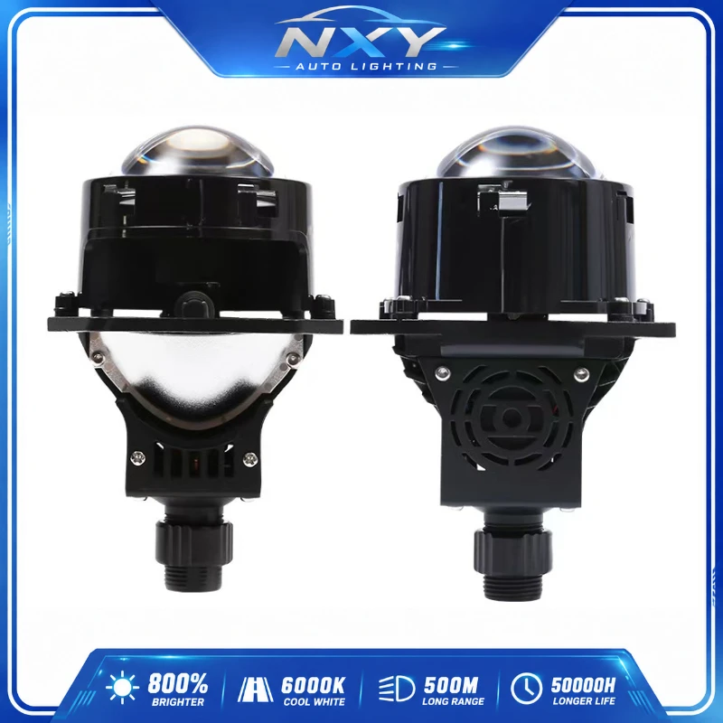 

NXY K5 2.5 Inch 3 Inch Laser Projector Lens LED Headlight Hi Low Beam Super Bright High Power Car Lamp Retrofit Upgrade Canbus