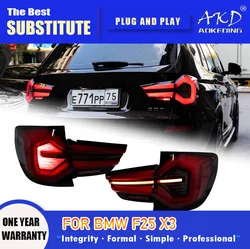 AKD Tail Lamp for BMW X3 F25 LED Tail Light 2010-2017 F25 Rear Fog Brake Turn Signal Automotive Accessories