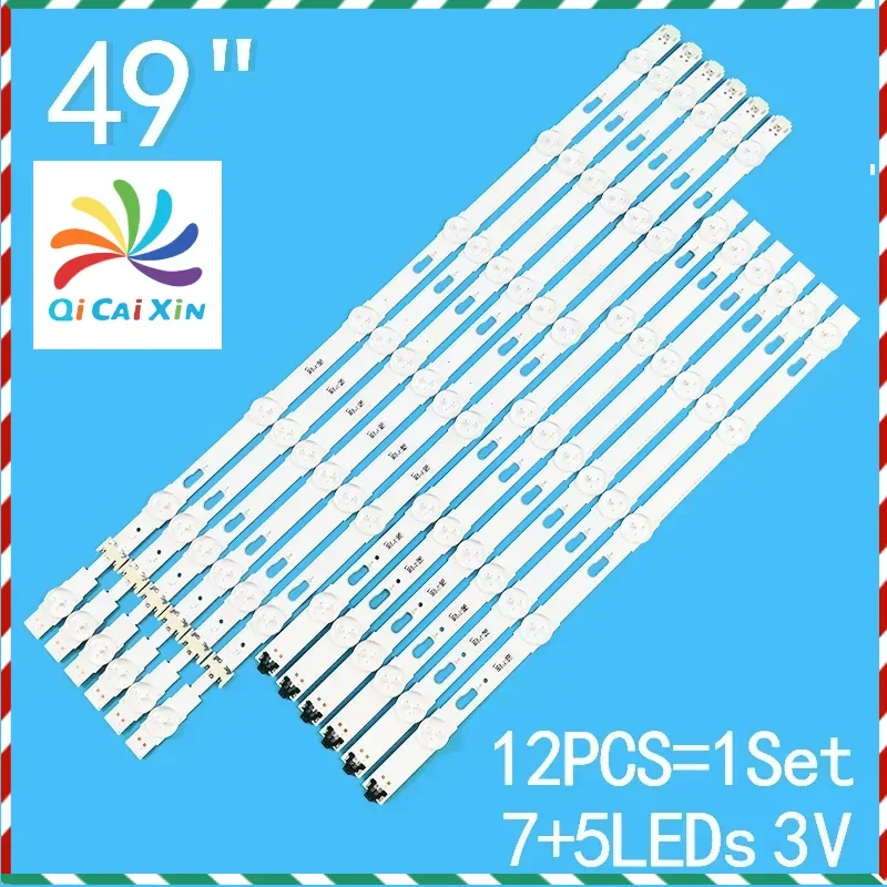 

New 12PCS/lot For Samsung 49" LCD TV S_KU6.3_49_FL30 R5 L7 LM41-00335A 00334A UE49KU6100 UN49KU650 V6DU-490DCA-R0 V6DU-490DCB-R0