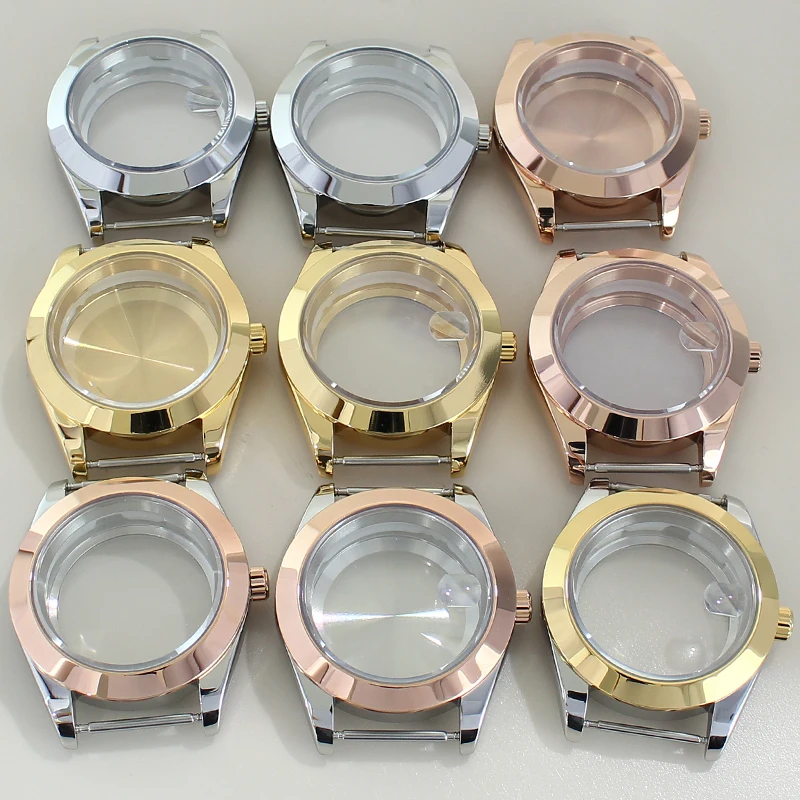 39mm 36mm Bevel Edge Watch Case Sapphire Glass Waterproof For Seiko NH35 NH36 NH38 NH34 Miyota8215 Movement 28.5mm Dial Air‑King - Image 3