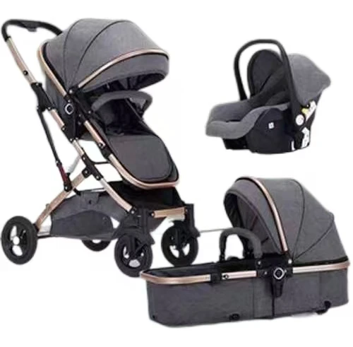

/light Weight 3 in 1 Baby Stroller Luxury High Landscape Poussette Multi-Functional Baby Pram Baby Strollers with Car Seat