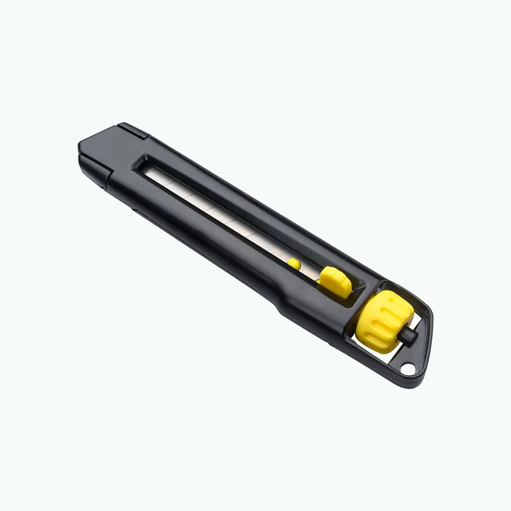 Utility Knife Heavy-duty Aluminum Trimming Tool18mm Snap-Off Blade Cutter Safety Paper Box Cutters Durable School Pocket Knives