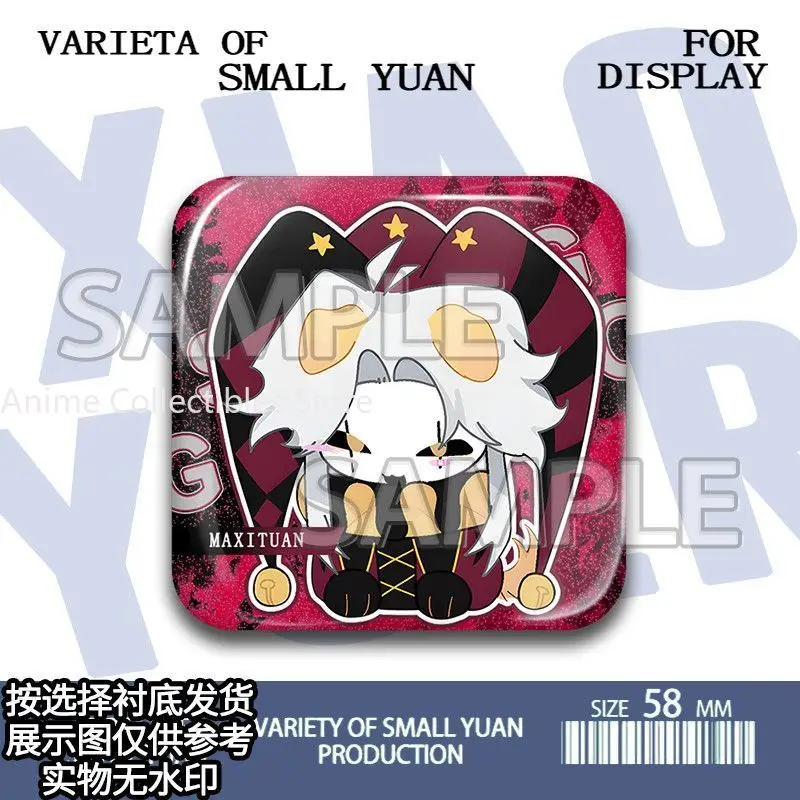 

Anime The Freak Circus Pierrot Badges Anime Badge Cartoon Brooch Clothes Backpack Jewelry Accessories Gifts