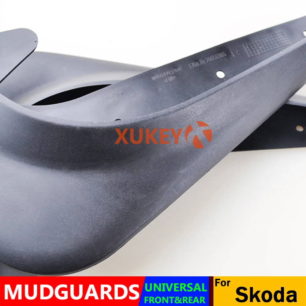 Set Universal Mudflaps Mud Flaps Splash Guards Mudguards For Skoda Citigo Fabia Octavia Rapid Roomster Yeti 6Y 5J NJ 1U 1Z 5E