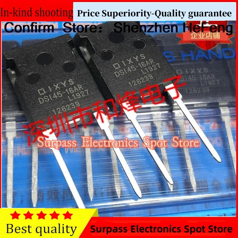 5PCS-10PCS DSI45-16AR  TO-247 1600V 45A  NEW AND ORIGINAL Quick Delivery Fast Shipping