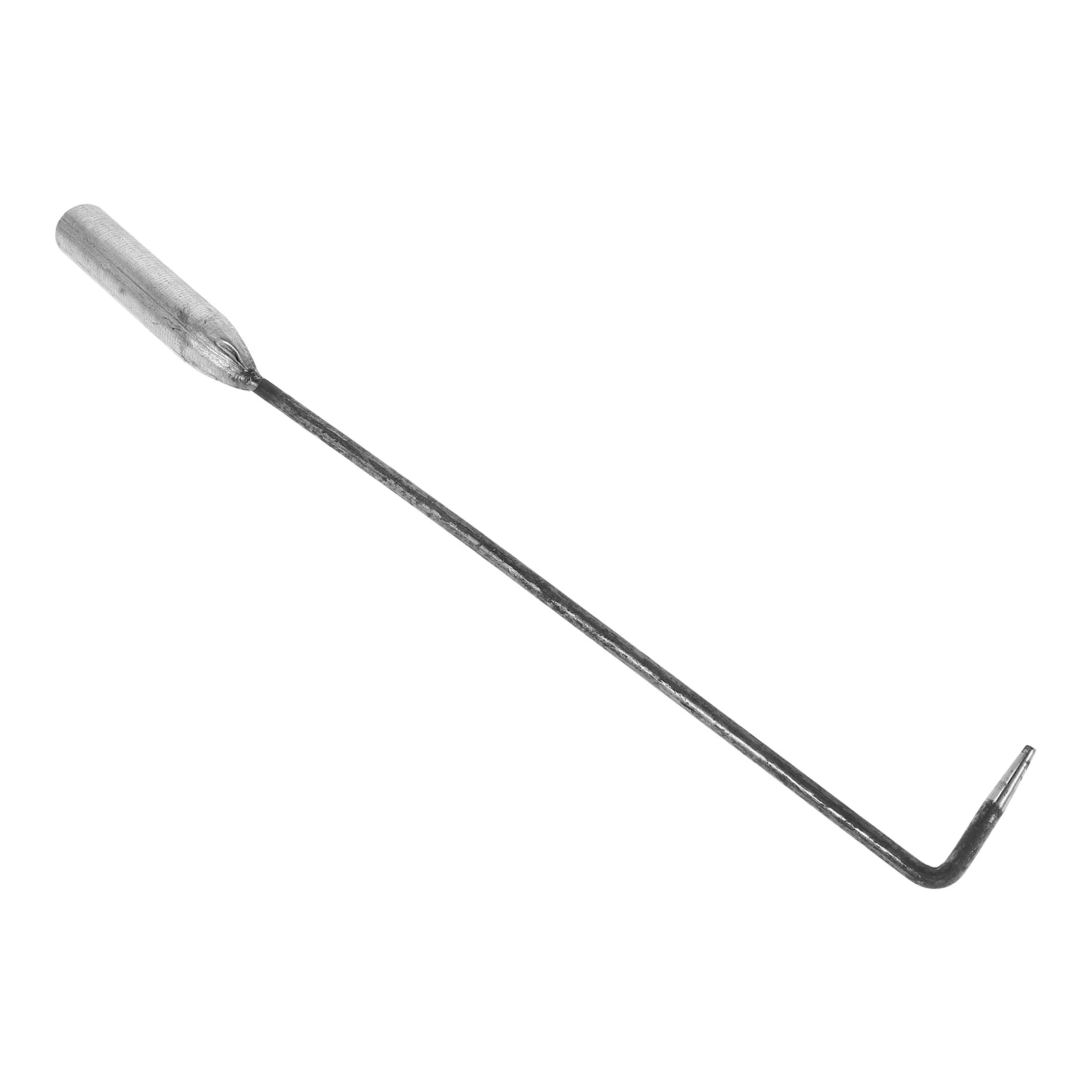 Fire Hook Poker for Pit Outdoor Toaster Campfire Iron Fireplace Tools عصا توفير المساحة مدمجة سهلة التنظيف وغير قابلة للانزلاق H