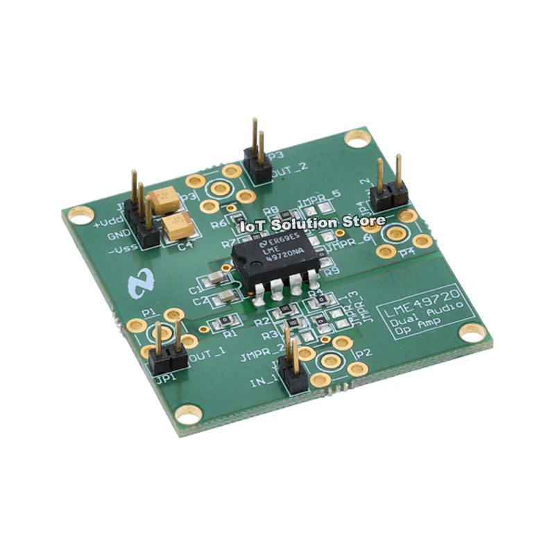 LME49720NABD — 34V High Performance, High Fidelity Dual Audio Operational Amplifier Development Board