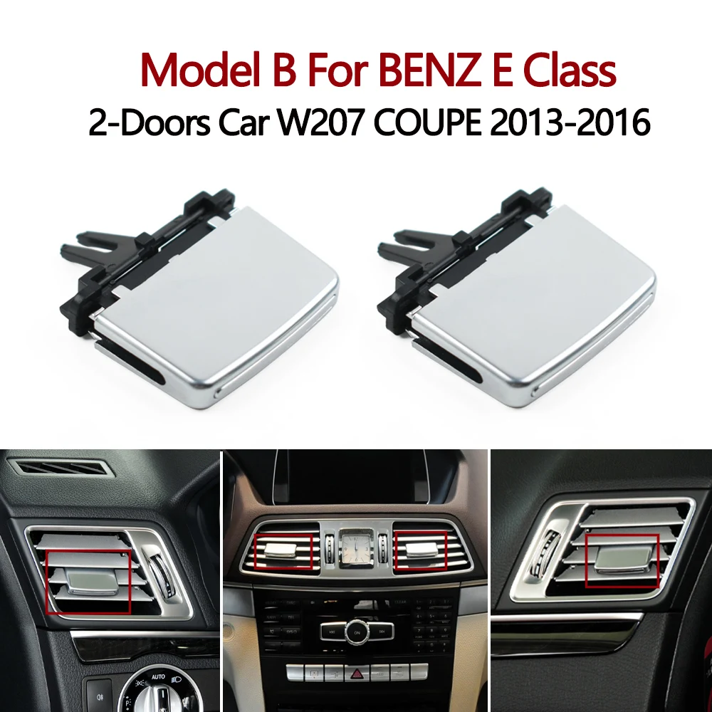 Car Air Vent Outlet Tab Clip Repair Slider Front Air Conditioner Vent Paddle For Mercedes-Benz E Class W212 W207 E260 E350 E550