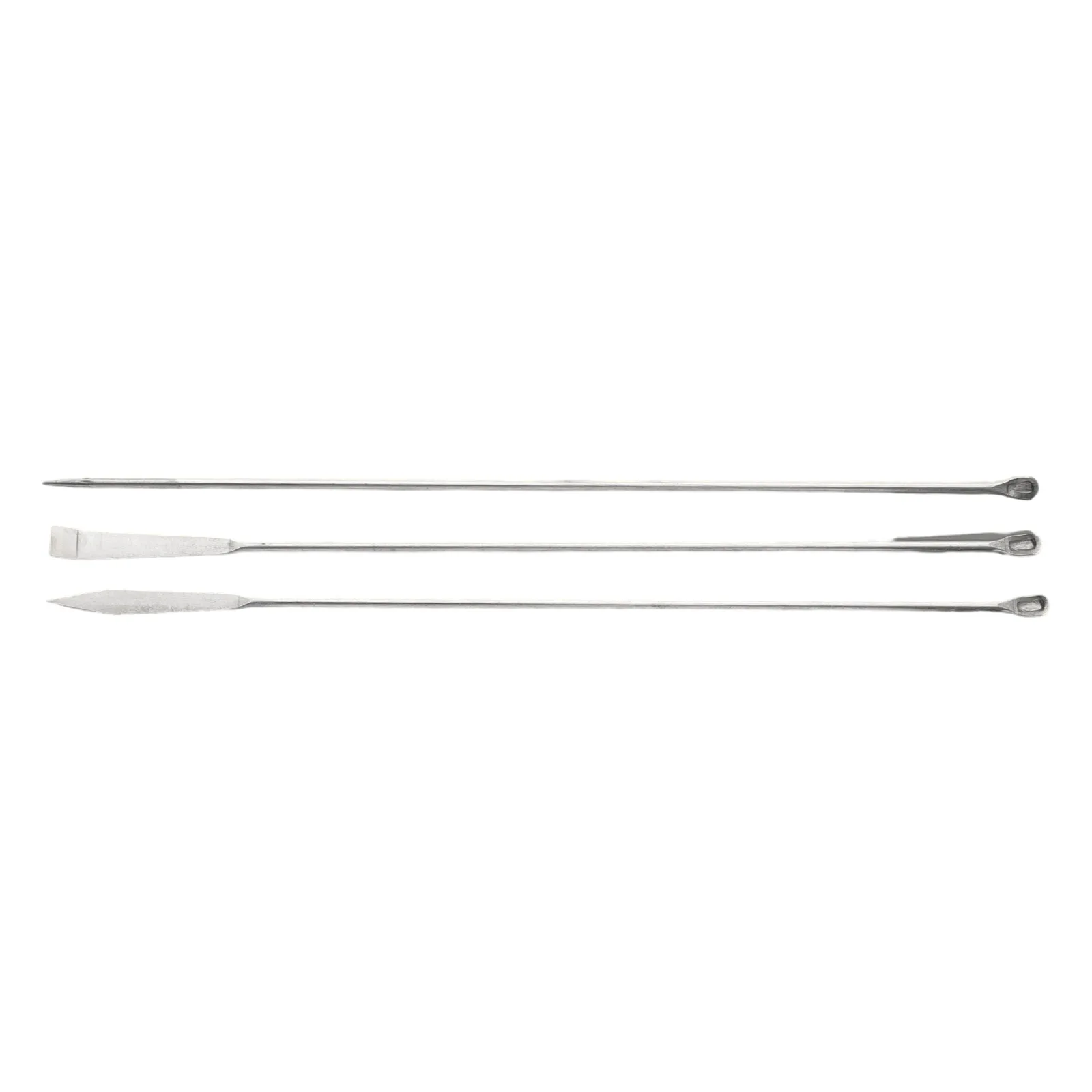 

3 PCS Spoons Kitchen Silver Spatula Stainless Steel Anti-rust Approx.22cm/8.66 Inch For Lab Powder Measuring Useful