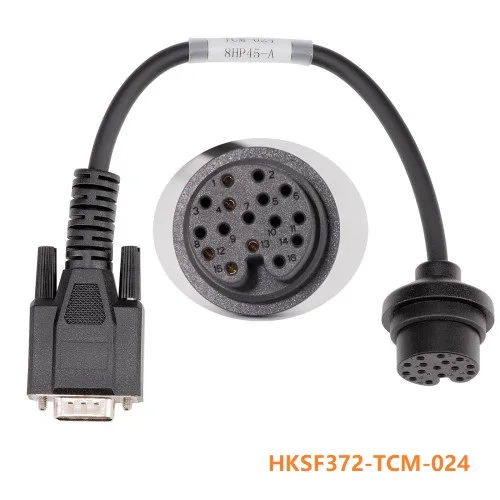 Conector de caixa de velocidades TCM-024 ZF 8HP45-90 8HP45 (Gen3 TC277) para programador DC706 e X300 Classic G3 ECU TCU