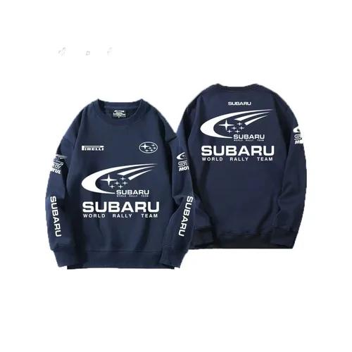 Imagen 2 del producto SUBARU coche sudadera con capucha de cuello redondo para hombres y mujeres, 2026 otoño e invierno nuevo estilo sudadera con capucha de lana, ropa versátil y casual tr