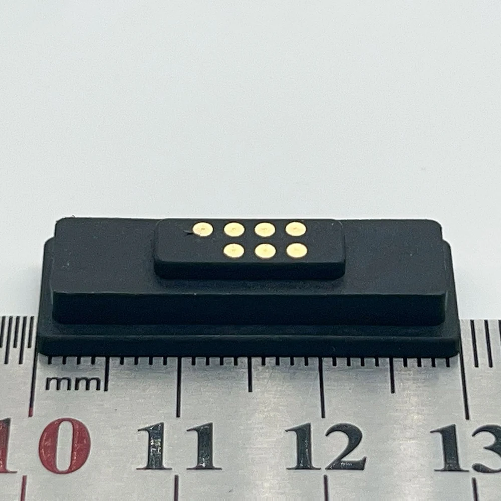 1 Paar 6P 7P 8P 9P 10P 11P 12P 13P 14P 16P 20P Magnetischer Pogo-Pin-Steckverbinder, versenkter, quadratischer, federbelasteter Stromkontakt, Sockel – Detail 5