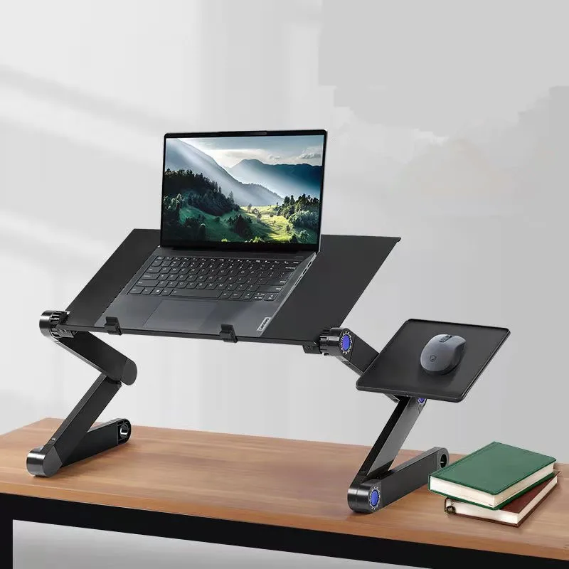 Laptop Desk Multifunctional Notebook Computer Table Stand-type Folding Computer Table USB Cooling Bed Notebook Computer Stand