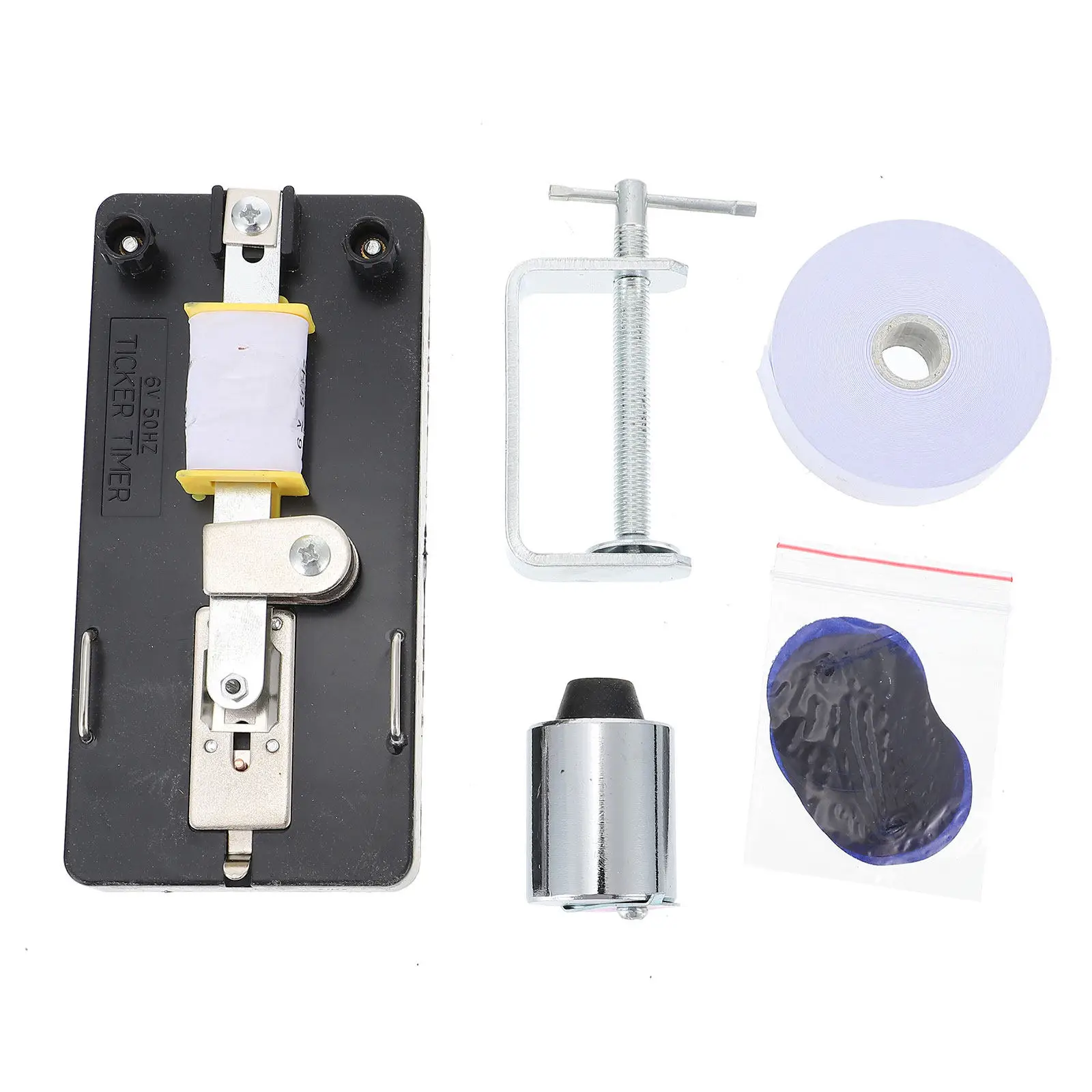 1Set Electromagnetic Dotting Timer High-Durability Physics Acceleration Apparatus for Student Learning Teaching Instruments