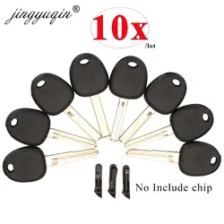 Jingyuqin 10pcs guscio chiave Transponder per auto per Hyundai Accent Sonata NF Elantra Accent Coupe Getz H-1 Lavita TiburonTucson Verna