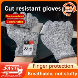 Safety protective cut resistant gloves, cut resistant, stab resistant, stainless steel wire, metal mesh, butcher, work