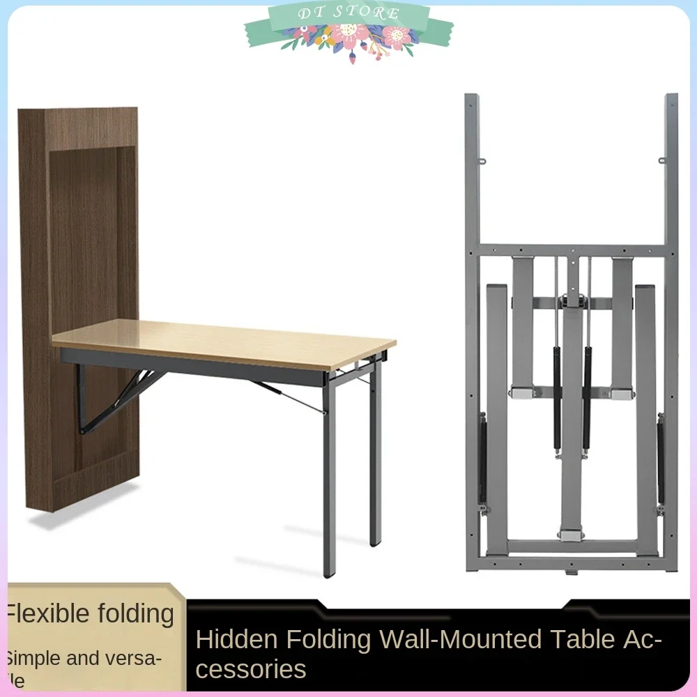 Multi Function Furniture Hardware Fitting Transformer Convertible Table Wall Mounted Dining Folding Table Mechanism